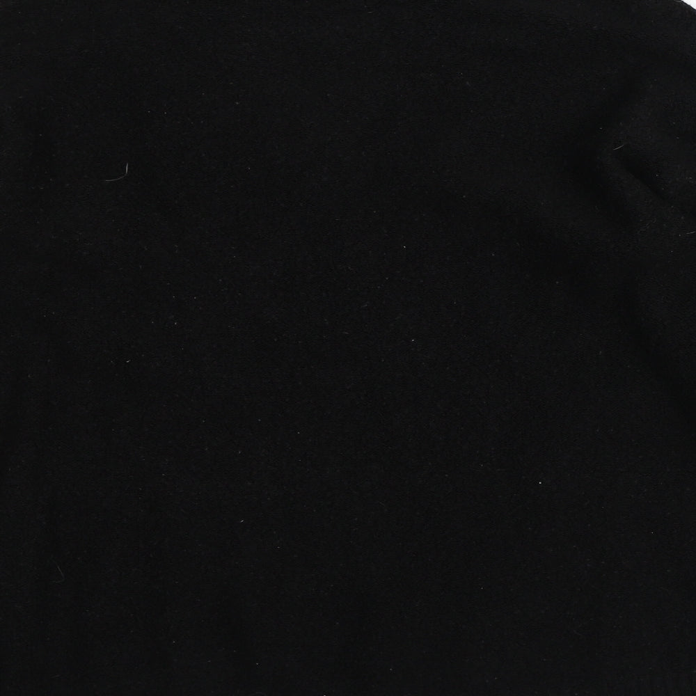 H&M Womens Black V-Neck Acrylic Pullover Jumper Size M