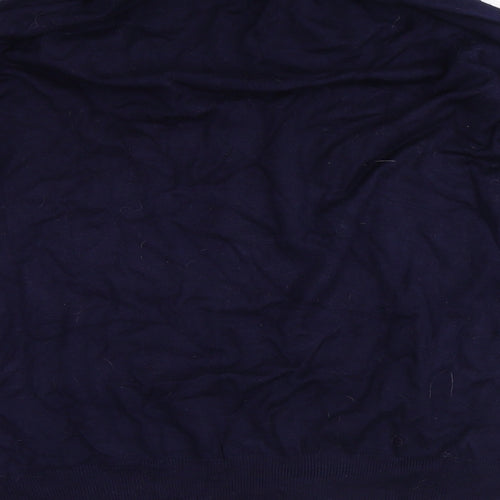 Wallis Womens Blue Viscose Pullover Sweatshirt Size 16