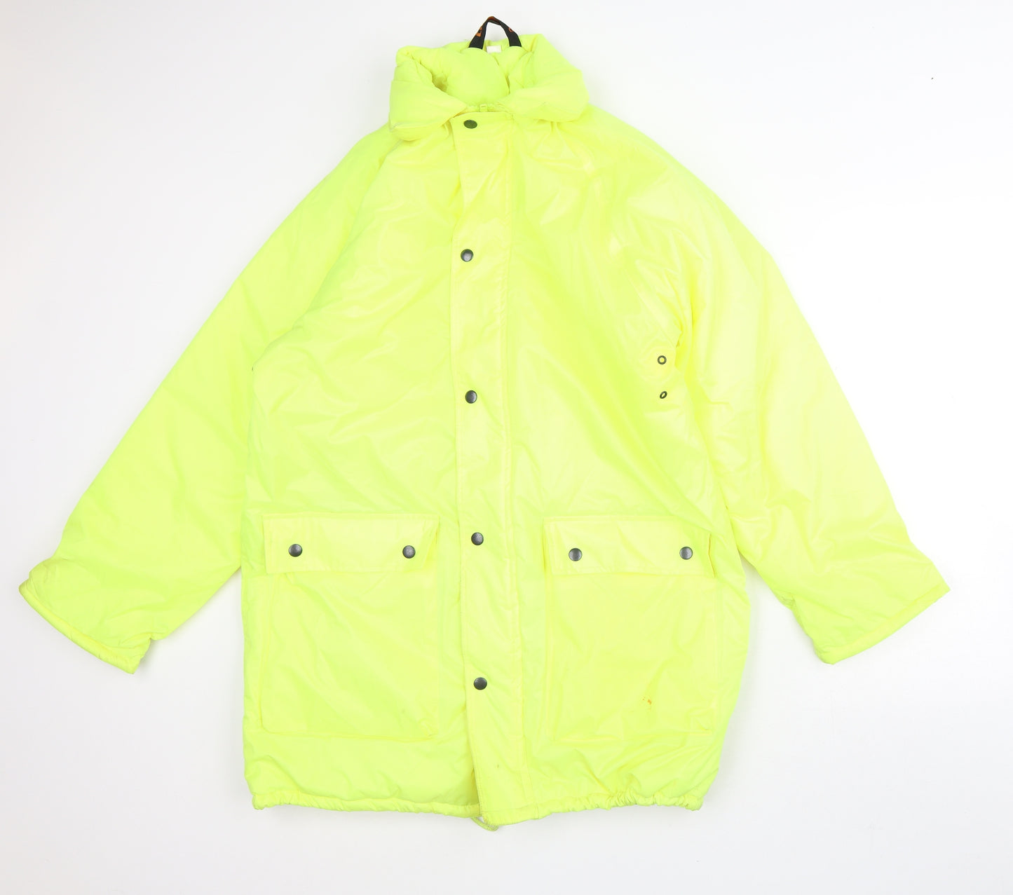 Liscombe Mens Yellow Quilted Coat Size M - Hi Vis