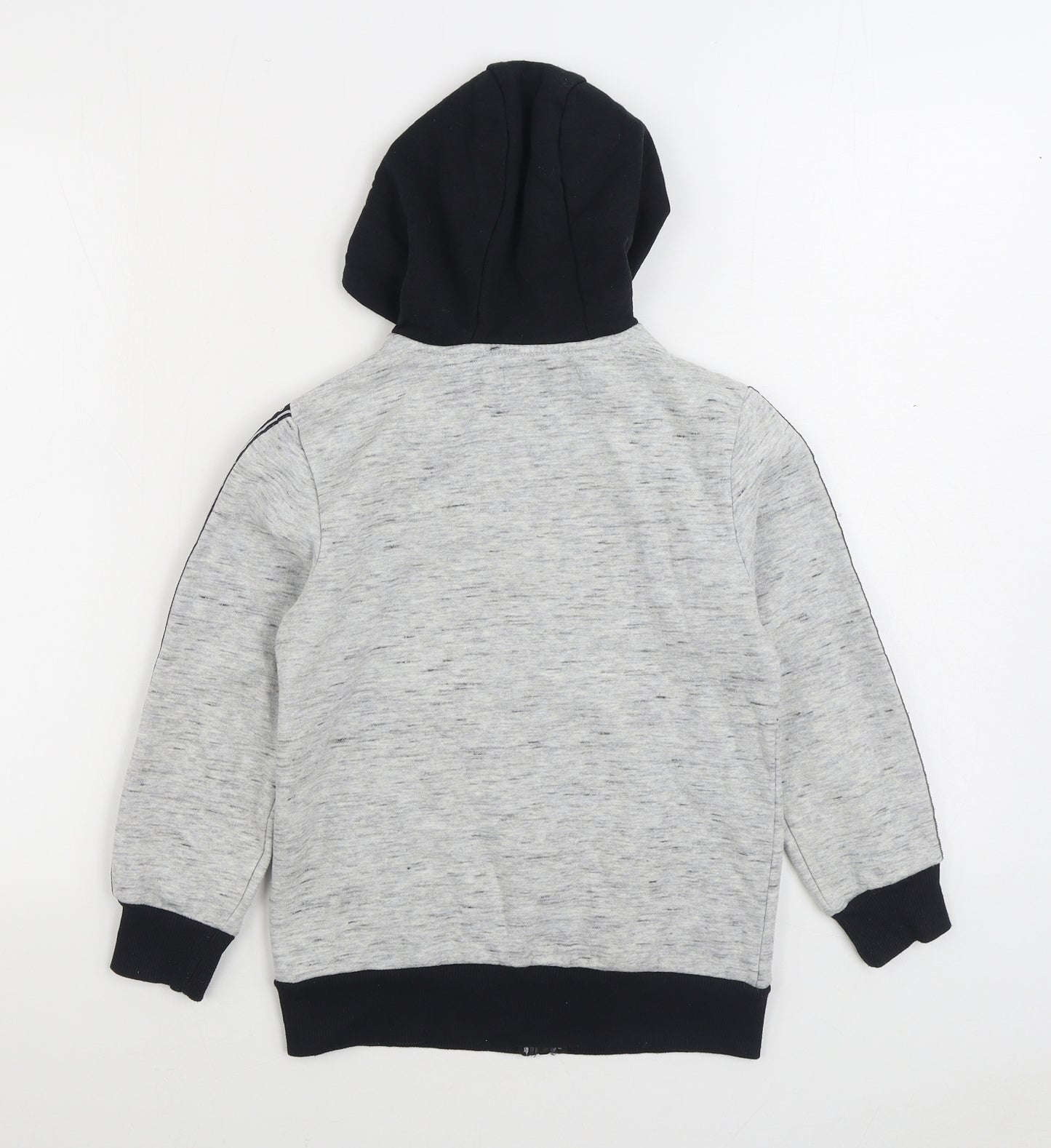 Studio Boys Grey Cotton Full Zip Hoodie Size 8-9 Years Zip
