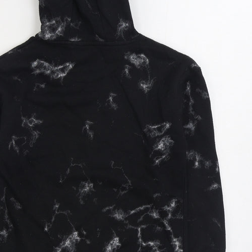 Primark Boys Black Cotton Pullover Hoodie Size 10-11 Years Pullover