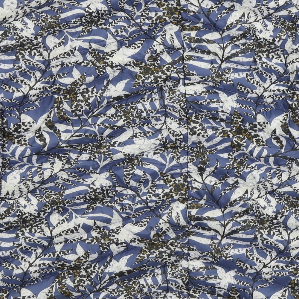 Damart Womens Multicoloured Geometric Quilted Coat Size 22 Zip