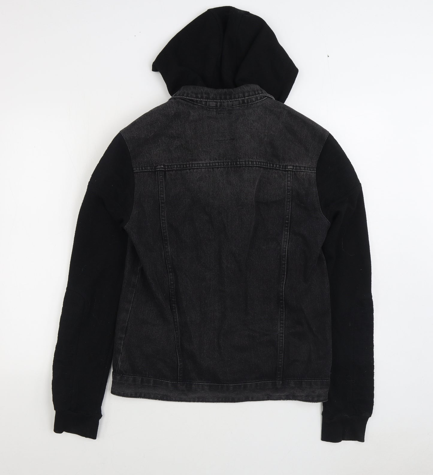 Denim & Co Mens Black Jacket Size S Button