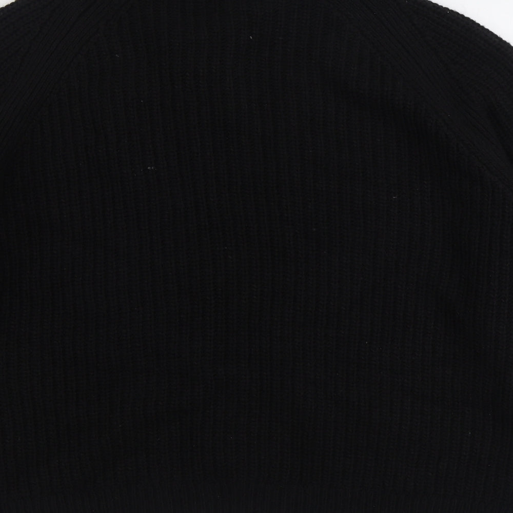 F&F Womens Black Jacket Coatigan Size 16 Zip