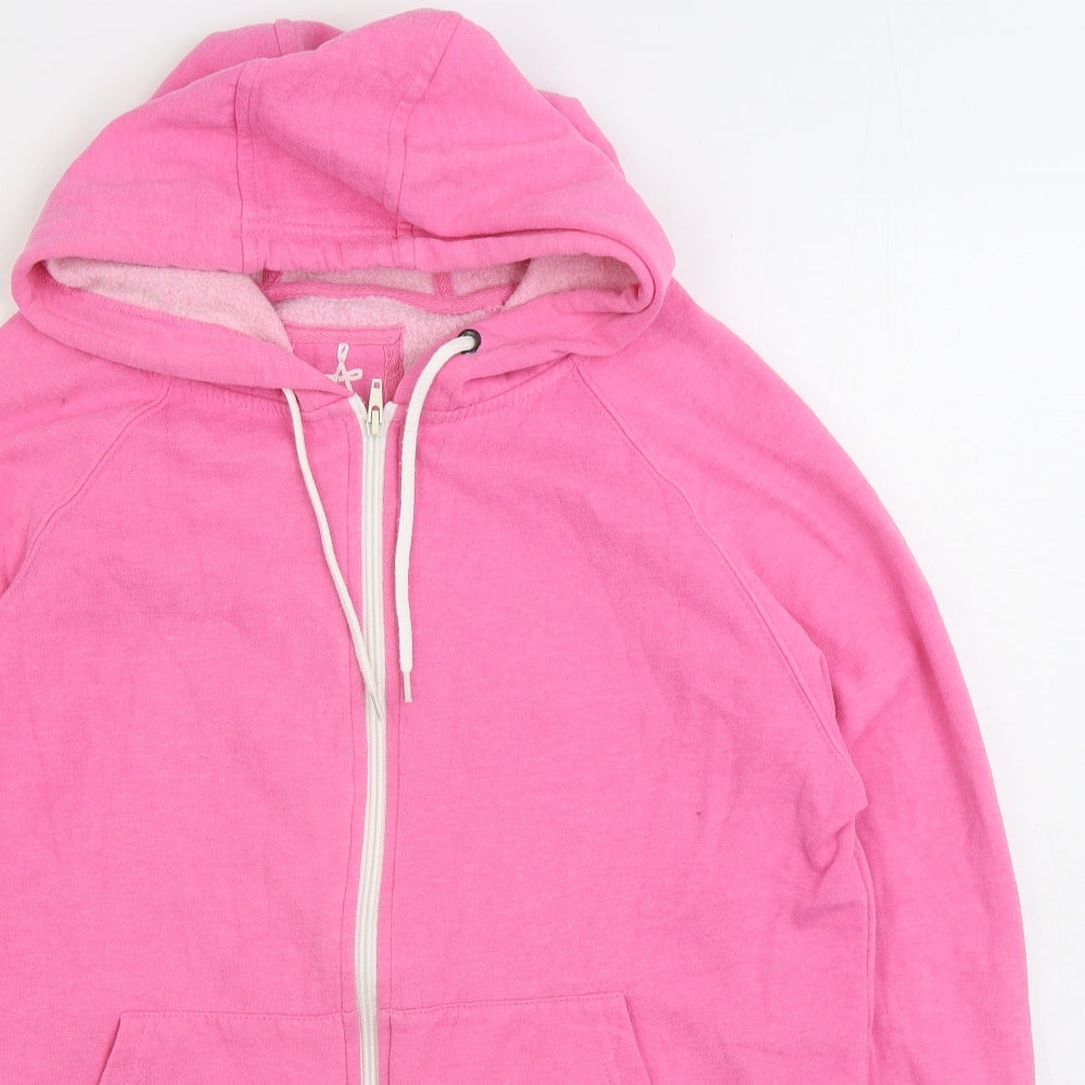 Atmosphere Womens Pink Cotton Full Zip Hoodie Size 18 Zip
