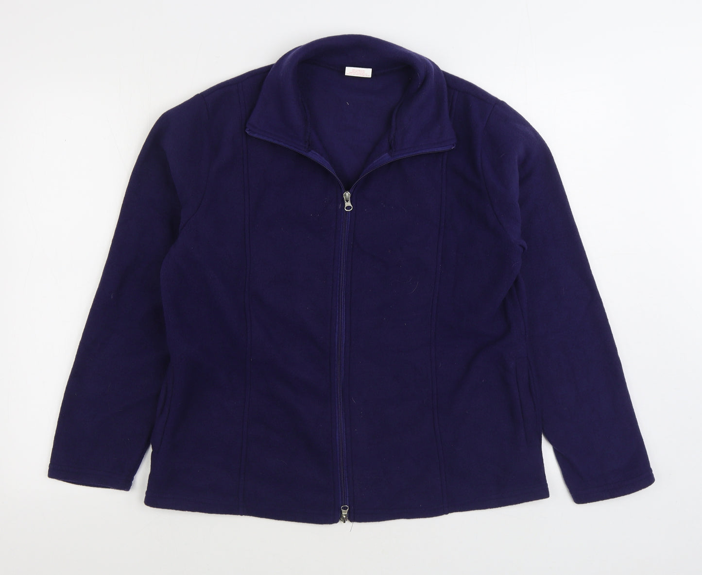 Anne De Lancay Womens Purple Jacket Size S Zip