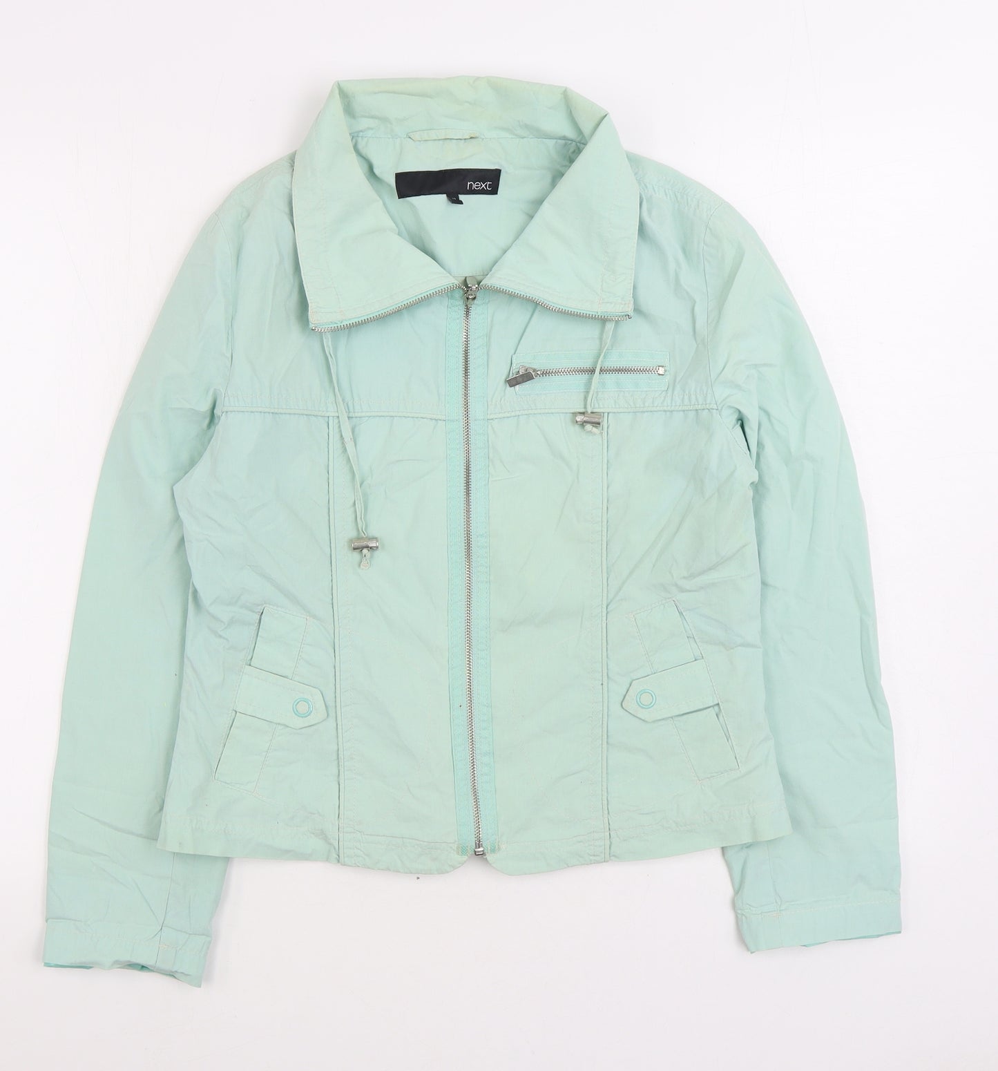 NEXT Womens Blue Jacket Size 12 Zip