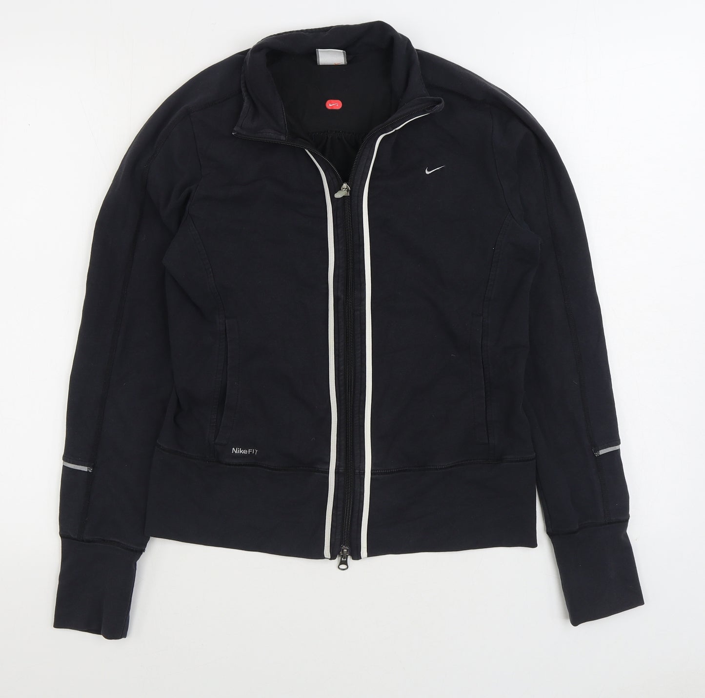 Nike Womens Black Jacket Size M Zip