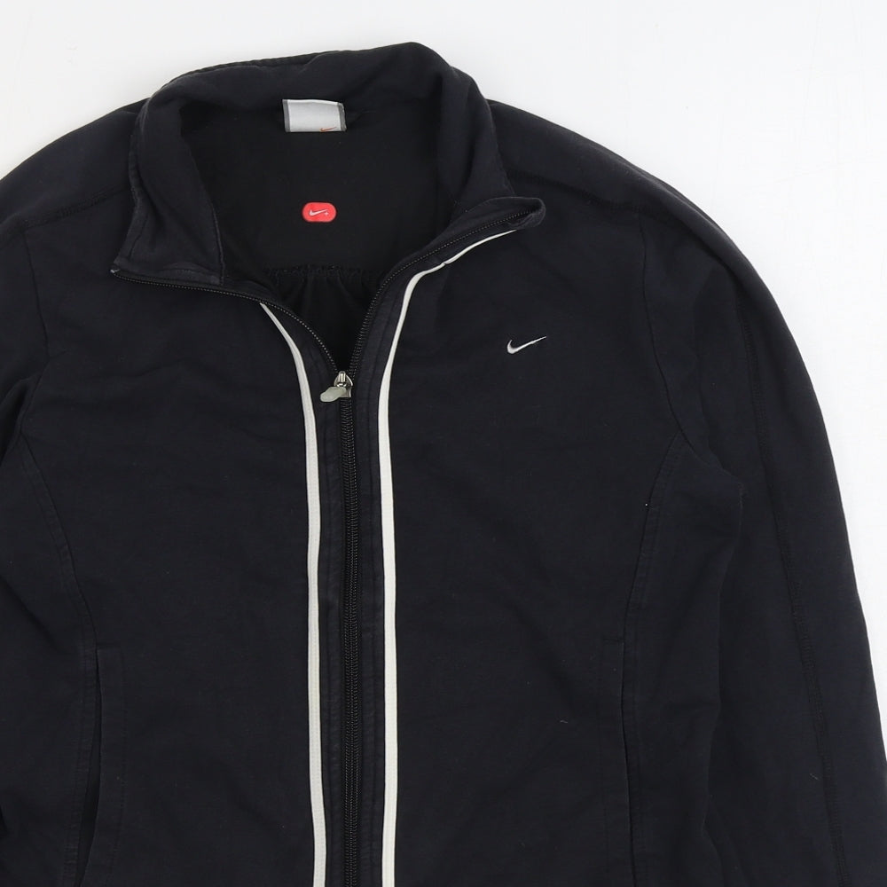 Nike Womens Black Jacket Size M Zip