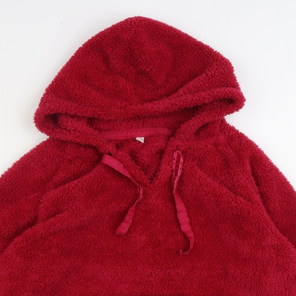 TU Womens Red Solid Polyester Top Pyjama Top Size XL