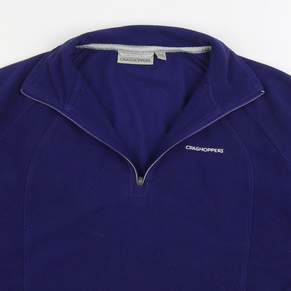 Craghoppers Womens Blue Jacket Size 14 Zip