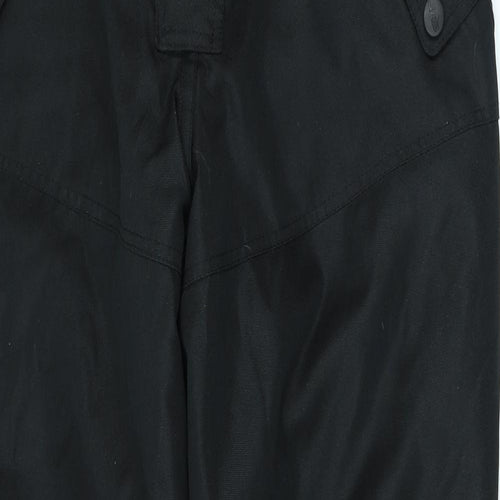 Tuzo Mens Black Polyester Trousers Size 34 in L30 in Regular - Biker trousers