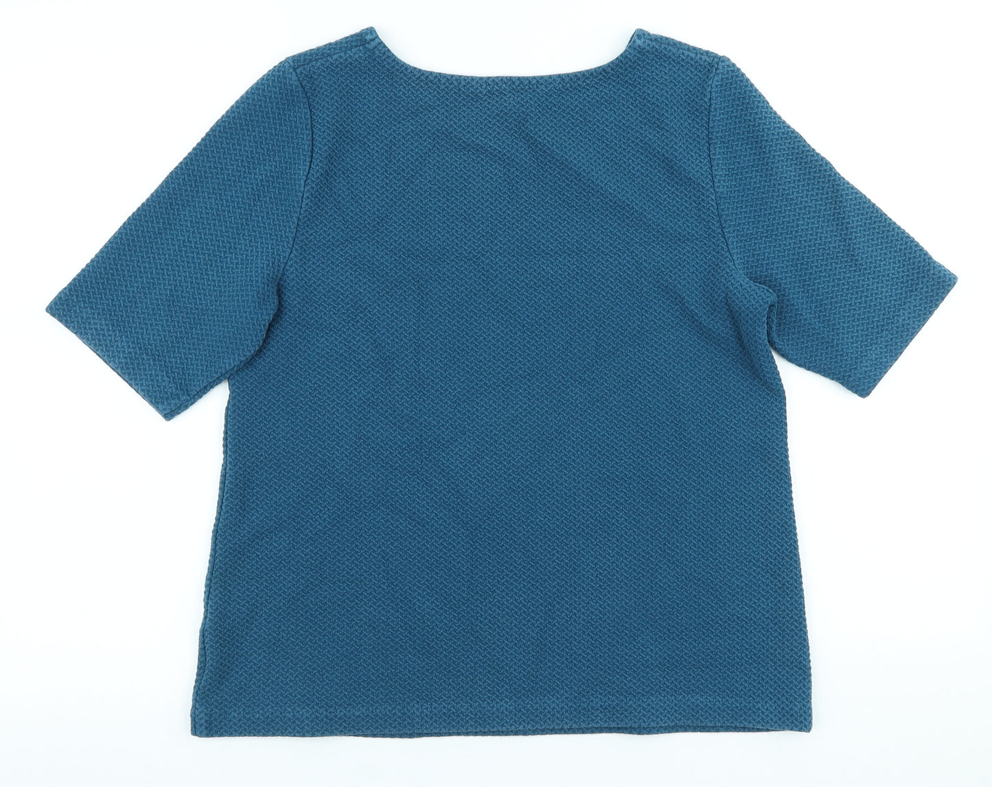 Crew Clothing Company Womens Beige Polyester Basic T-Shirt Size 18 Scoop Neck