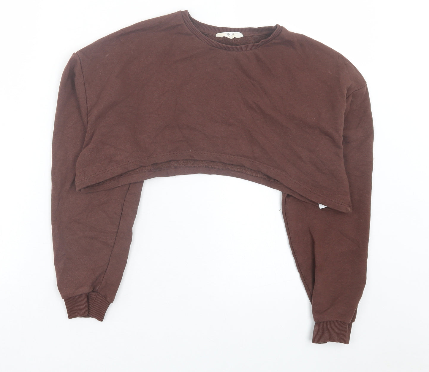 Matalan Girls Brown Cotton Pullover Sweatshirt Size 16 Years Pullover