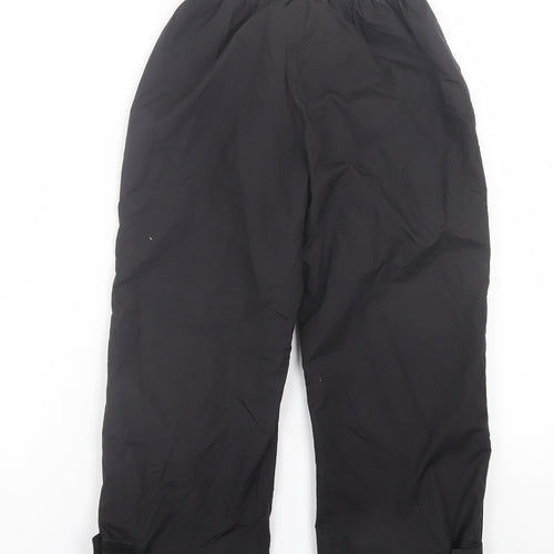 Trespass Boys Black Polyamide Rain Trousers Trousers Size 5-6 Years Regular Pullover