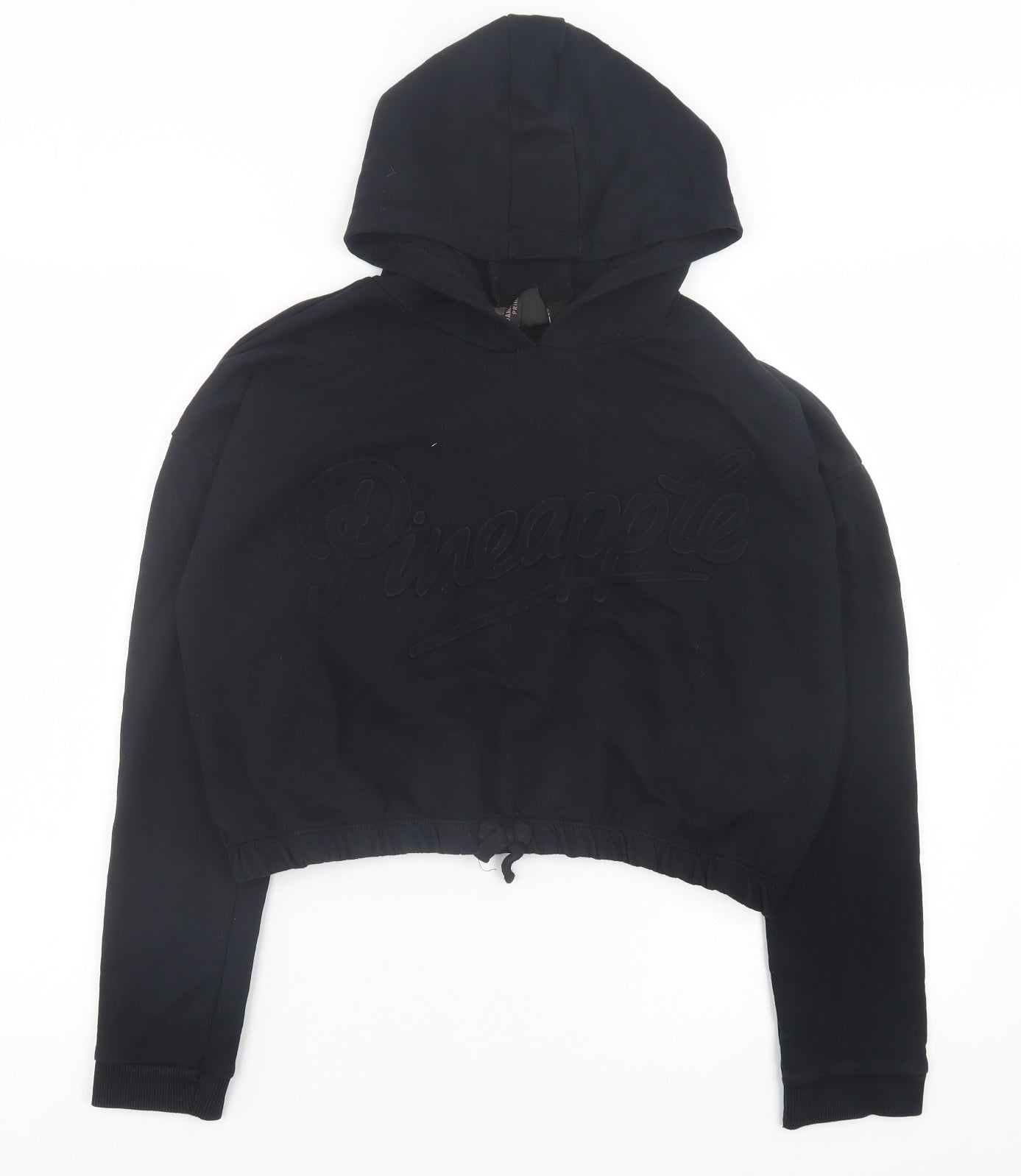 Primark Girls Black Cotton Pullover Hoodie Size 14-15 Years Pullover
