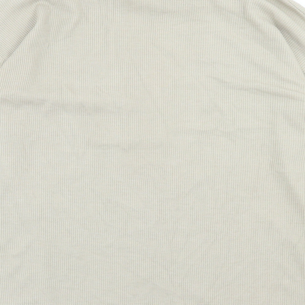 George Womens Beige Roll Neck Cotton Pullover Jumper Size L