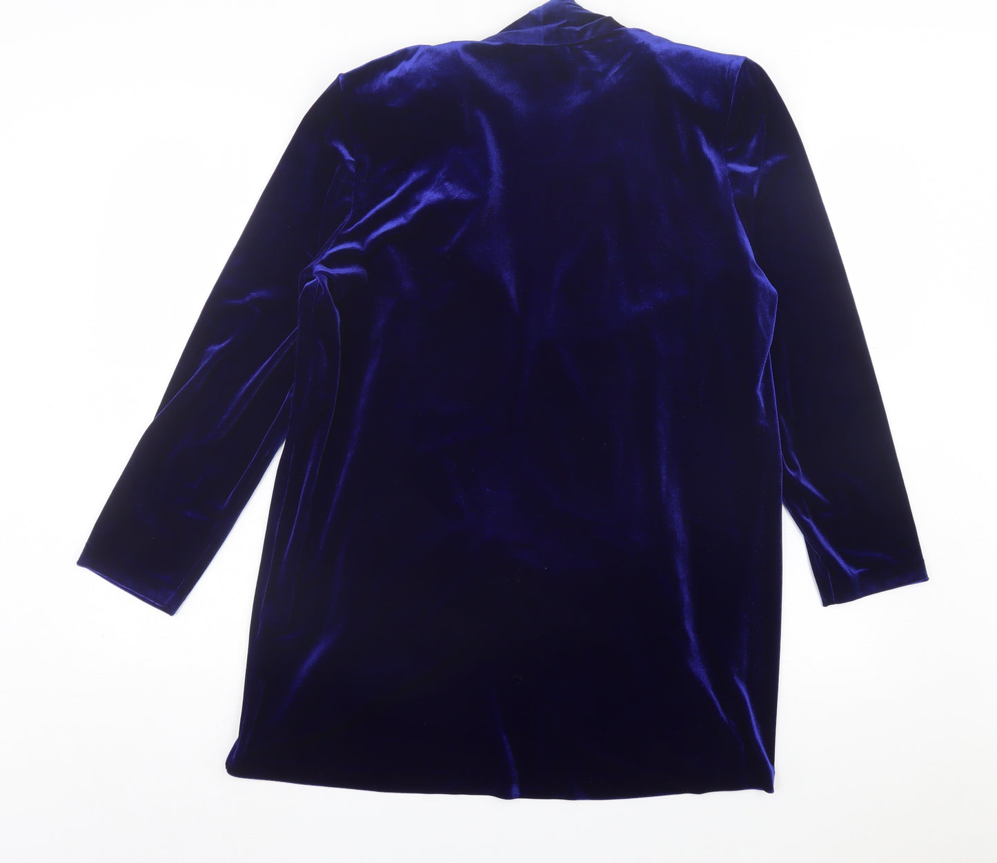 allbor Womens Blue Jacket Size 10