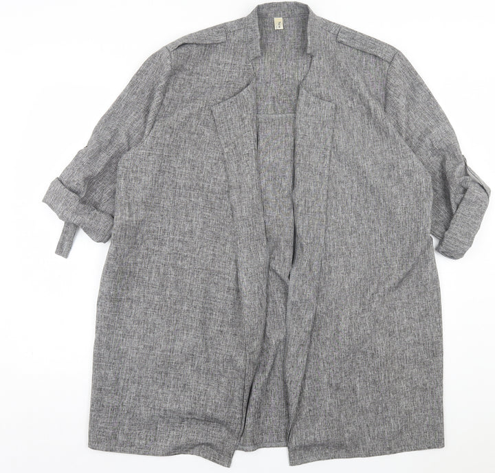 New Light Womens Grey Jacket Size 3XL