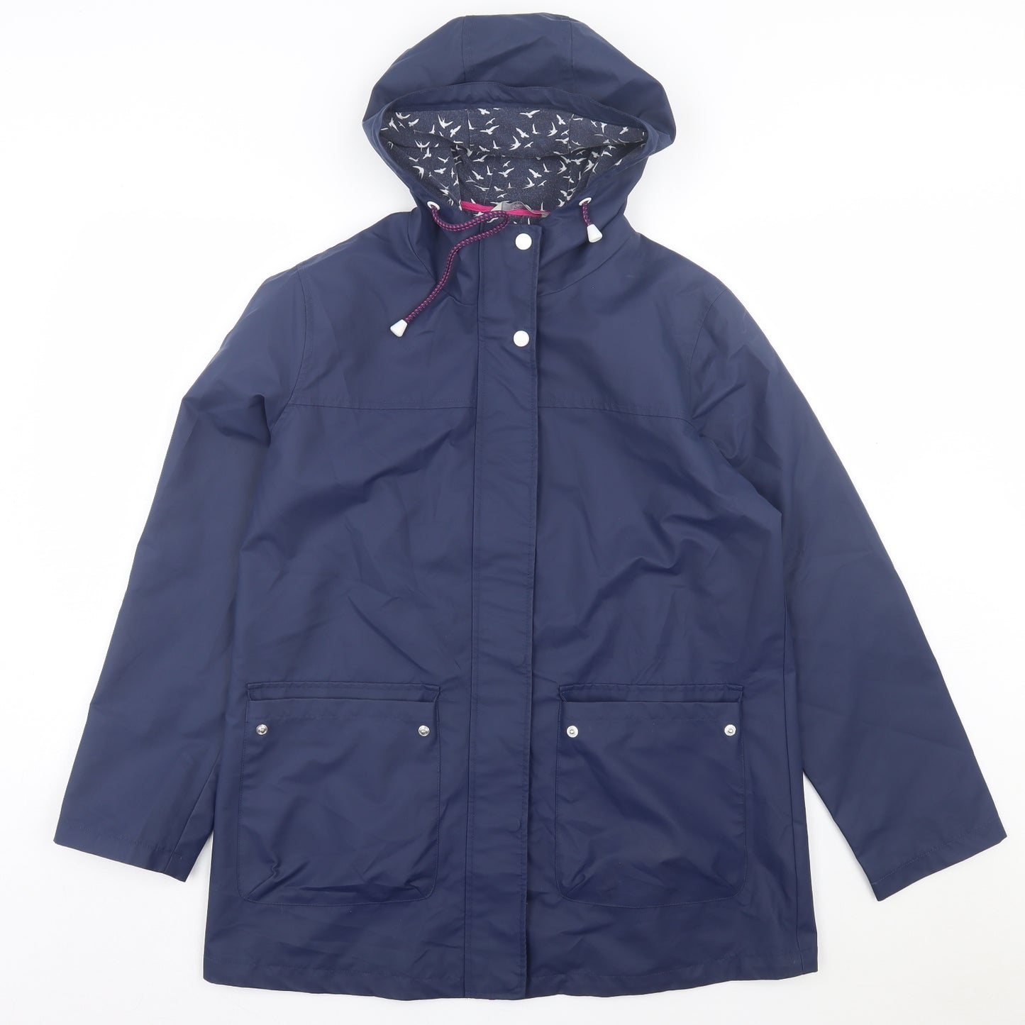 George Womens Blue Jacket Coat Size 16 Zip