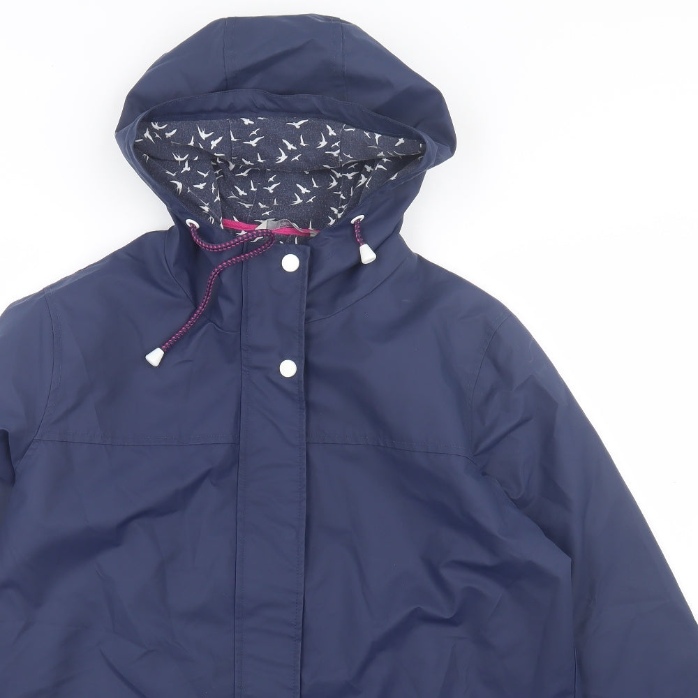 George Womens Blue Jacket Coat Size 16 Zip