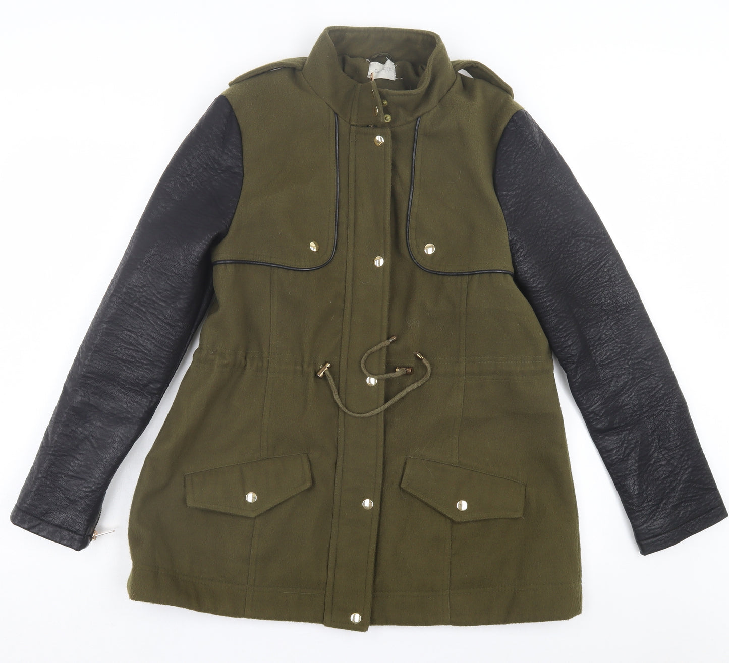 George Womens Green Jacket Size 14 Zip