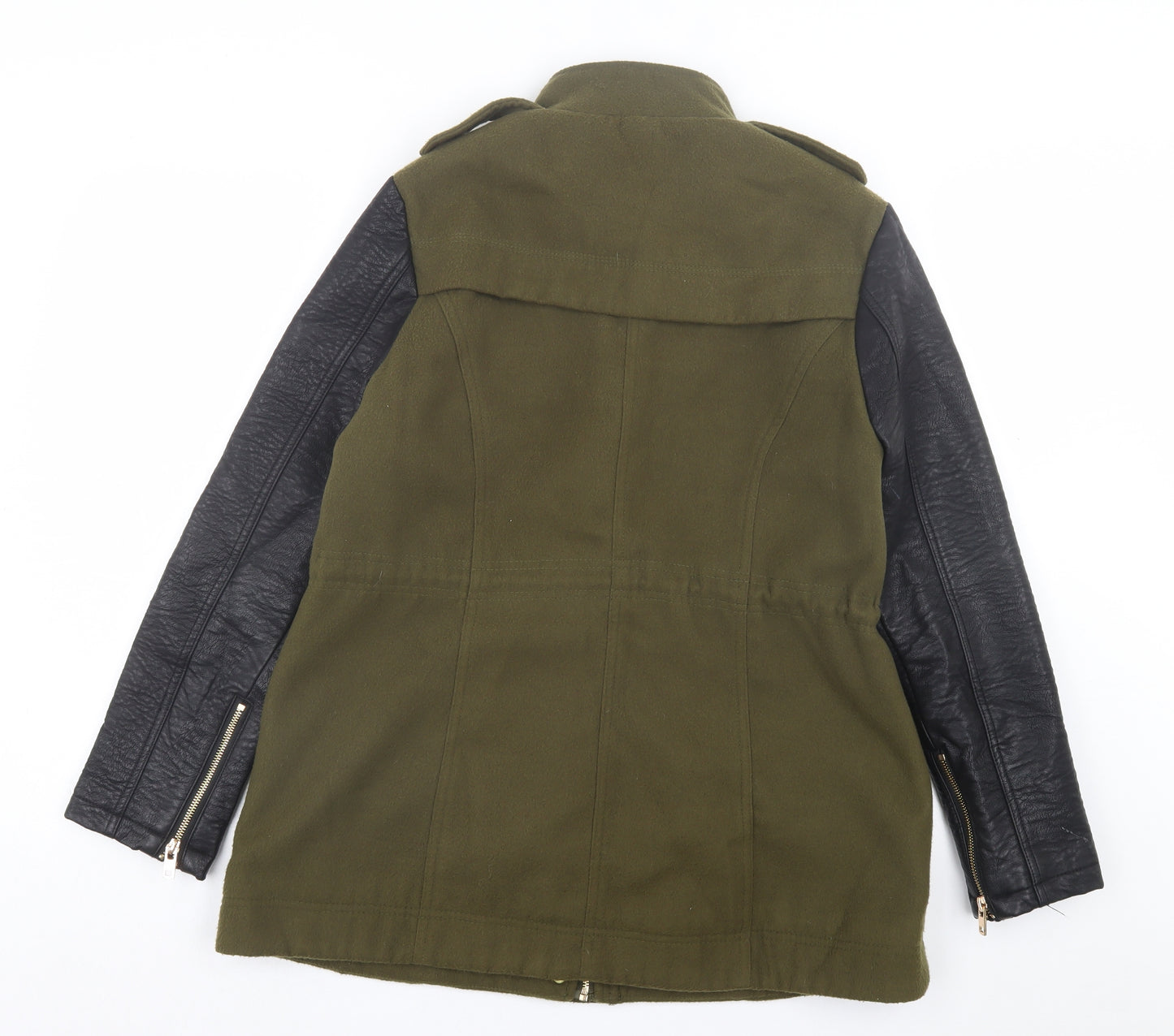 George Womens Green Jacket Size 14 Zip