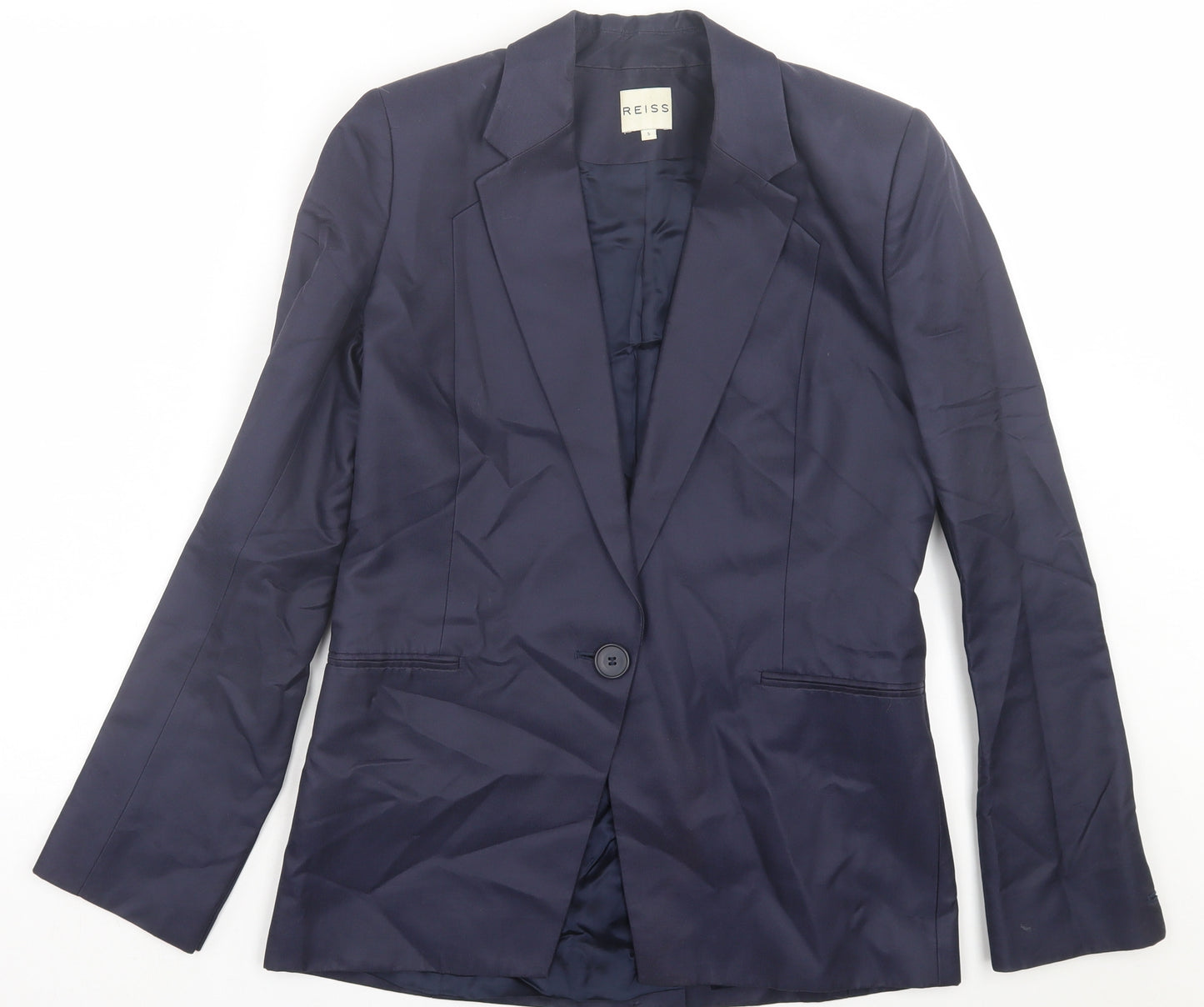 Reiss Womens Blue Jacket Size S Button