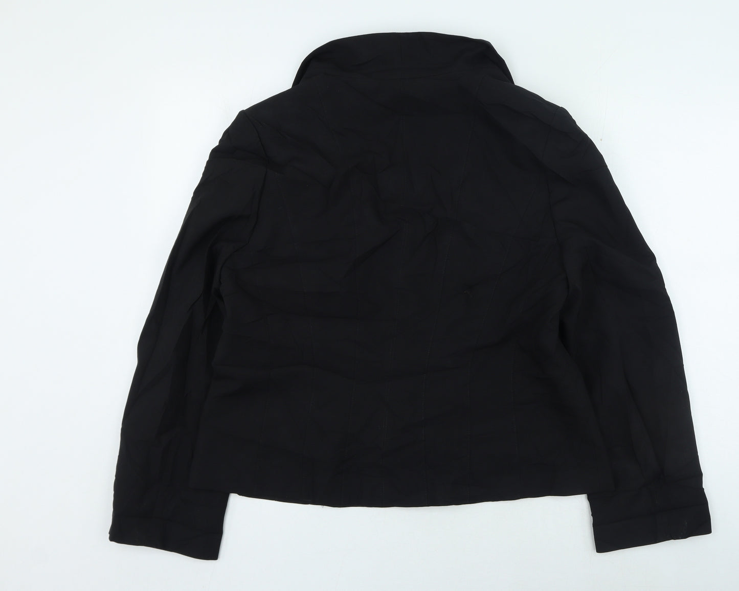 Evie Womens Black Jacket Size 18
