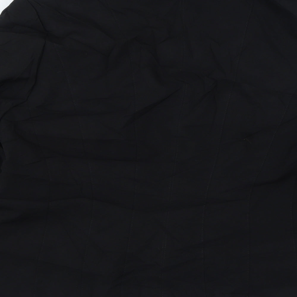 Evie Womens Black Jacket Size 18