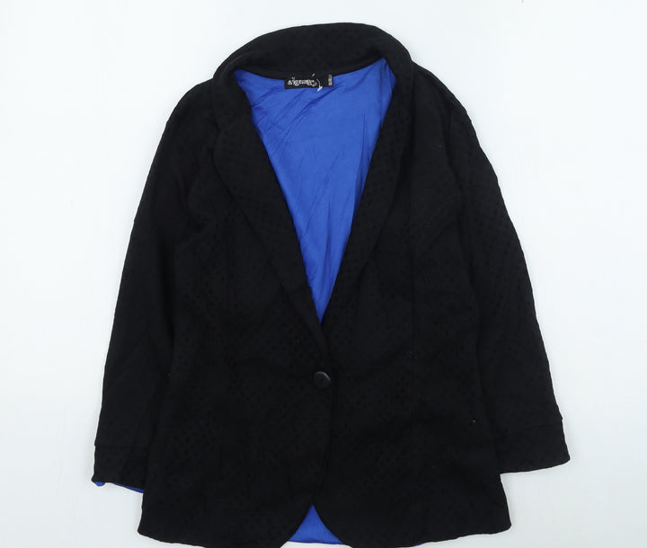 Signage Womens Black Jacket Size 10