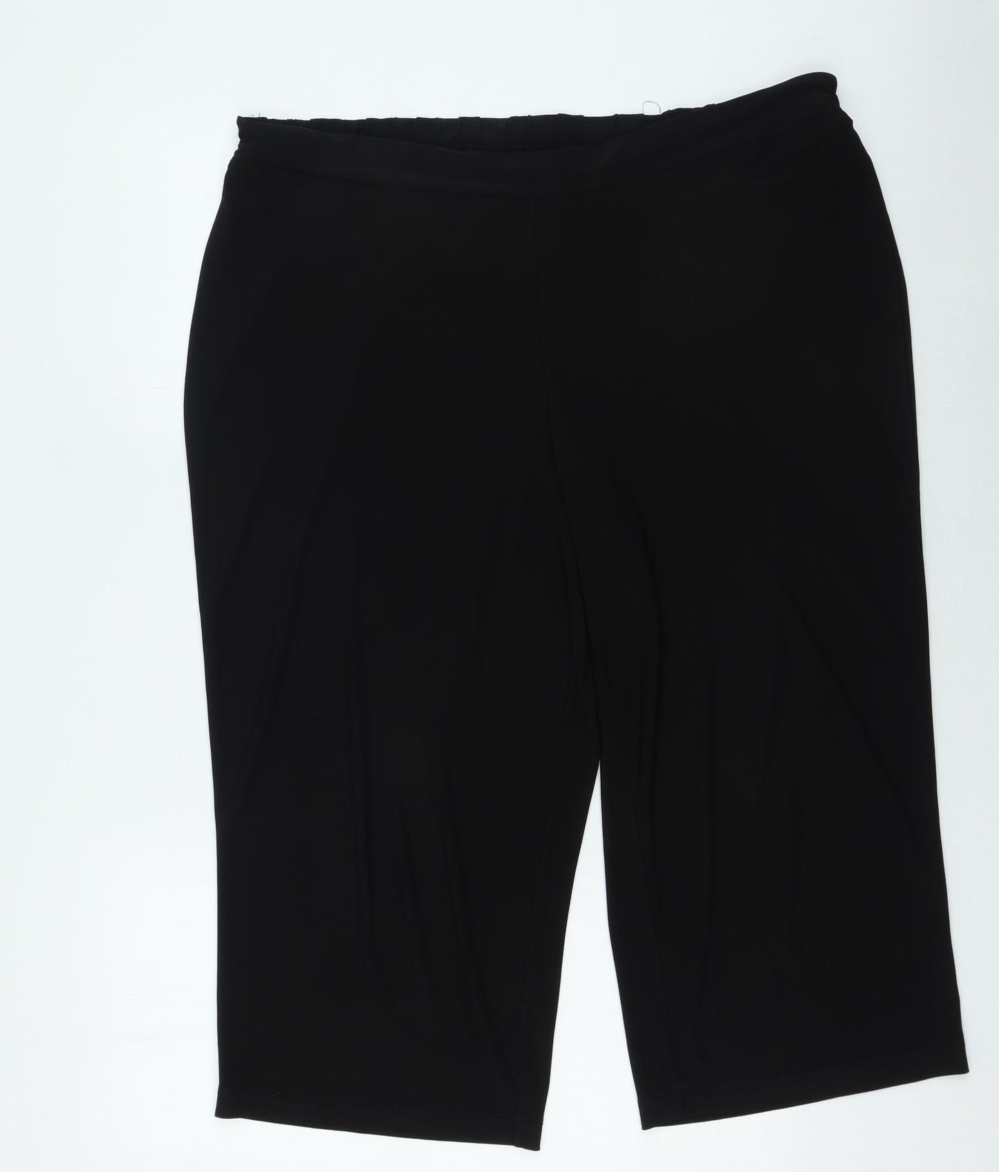 Nina Leonard Womens Black Polyester Jegging Trousers Size 2XL L22 in Regular