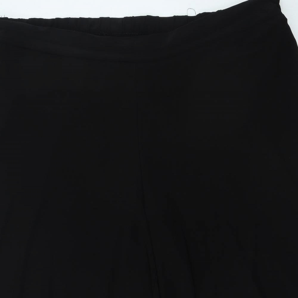 Nina Leonard Womens Black Polyester Jegging Trousers Size 2XL L22 in Regular