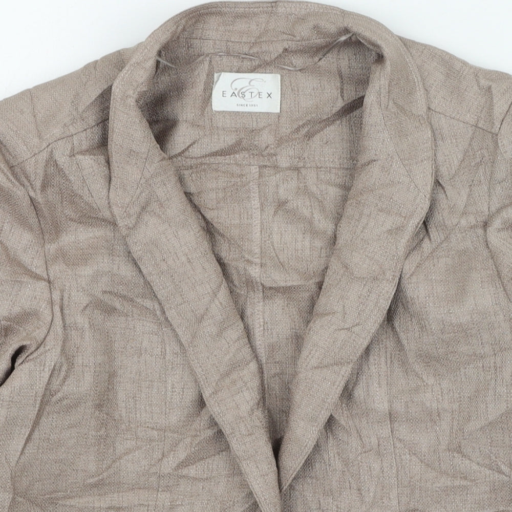Eastex Womens Beige Jacket Size 12