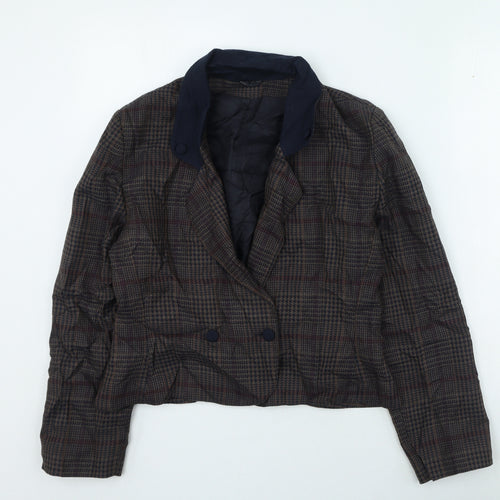 Richards Womens Multicoloured Check Jacket Size 14