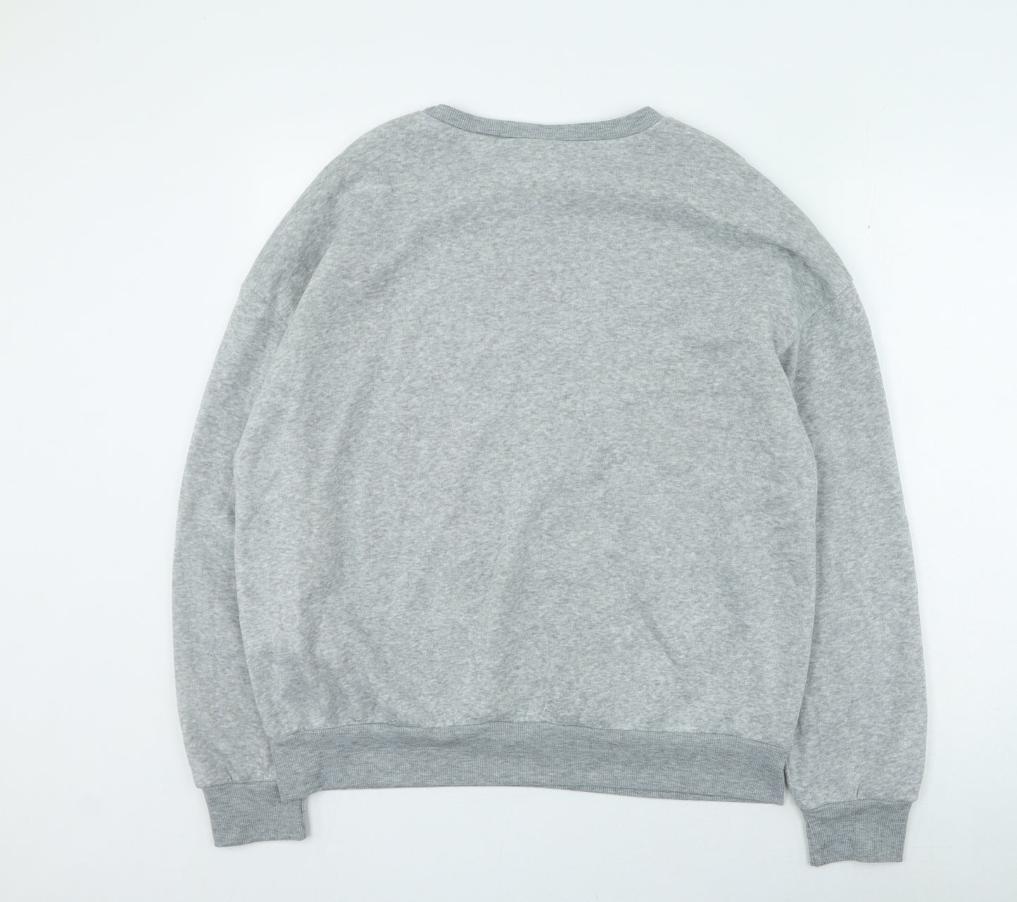 SheIn Womens Grey Polyester Pullover Sweatshirt Size M