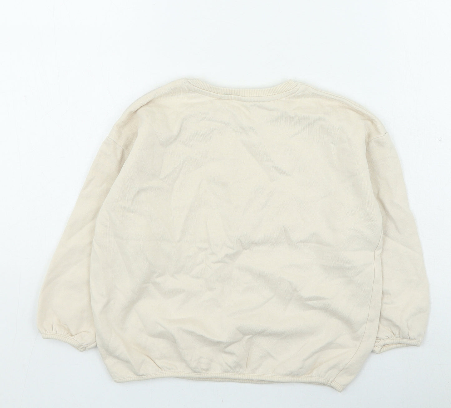 George Girls Pink Cotton Pullover Sweatshirt Size 4-5 Years