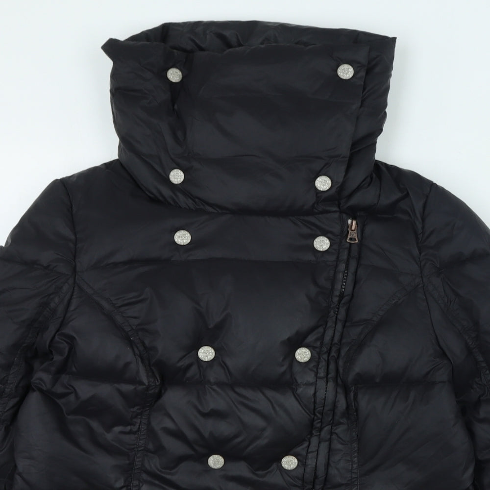 Cherokee Womens Black Puffer Jacket Coat Size 10