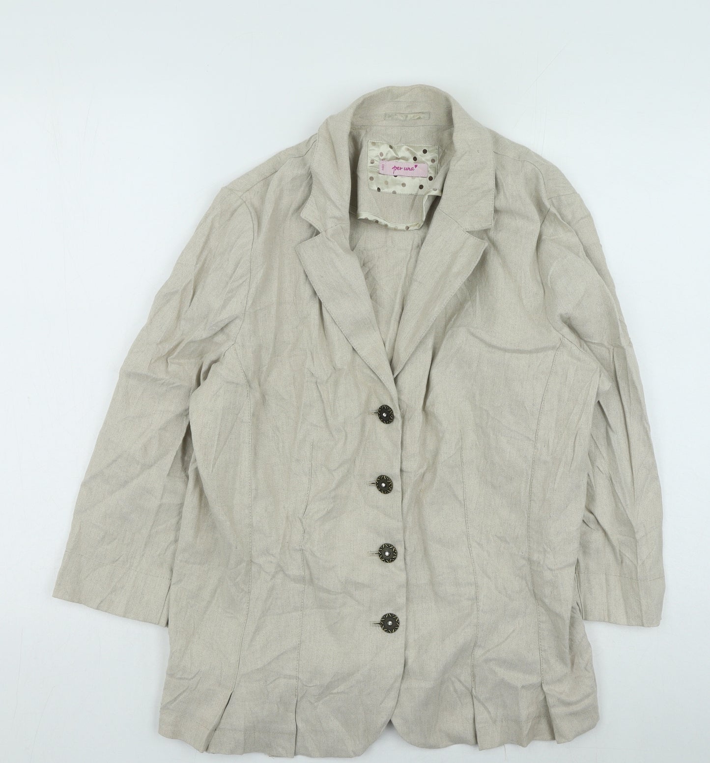 Marks and Spencer Womens Beige Jacket Size 18