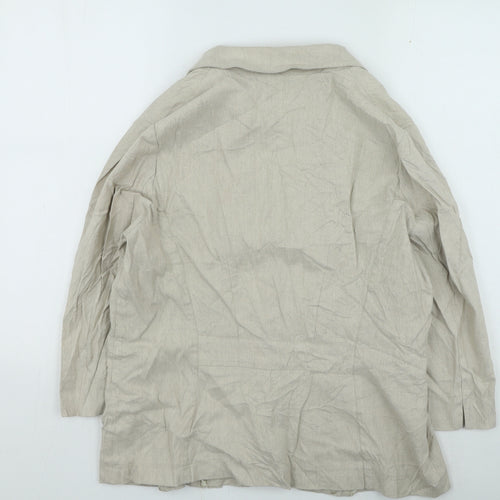 Marks and Spencer Womens Beige Jacket Size 18
