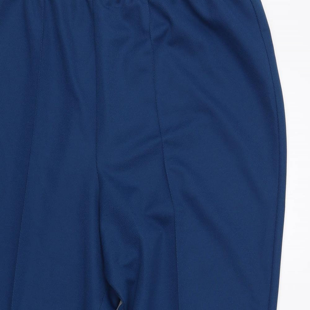 Slima Womens Blue Polyester Trousers Size 22 L24 in Regular