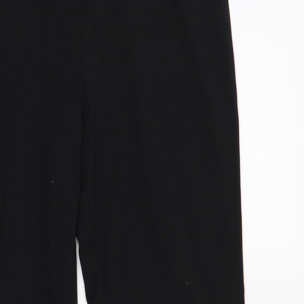 Marks and Spencer Womens Black Viscose Jogger Leggings Size 10 L28 in