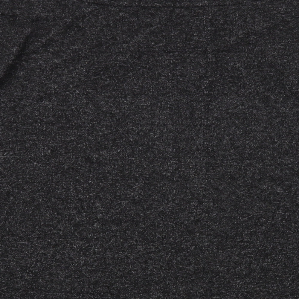 Marks and Spencer Womens Grey Boat Neck Polyester Pullover Jumper Size 20