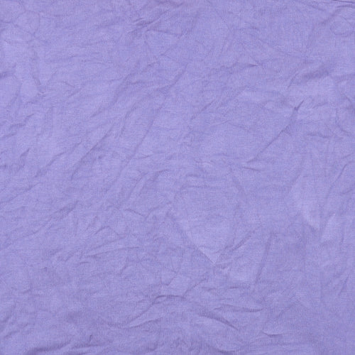 Isle Womens Purple V-Neck Viscose Vest Jumper Size 22