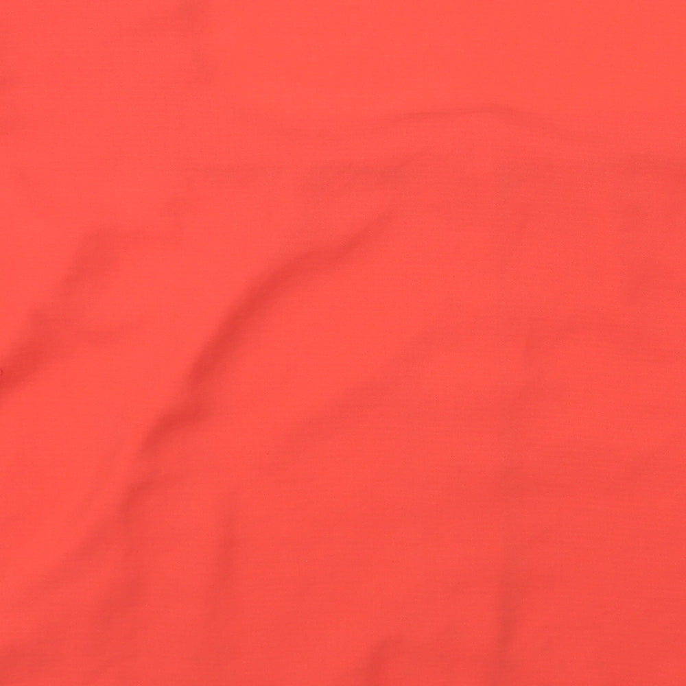 George Womens Red Polyester Basic Blouse Size 22 Square Neck