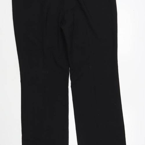 George Womens Black Polyester Dress Pants Trousers Size 18 L33 in Regular Button