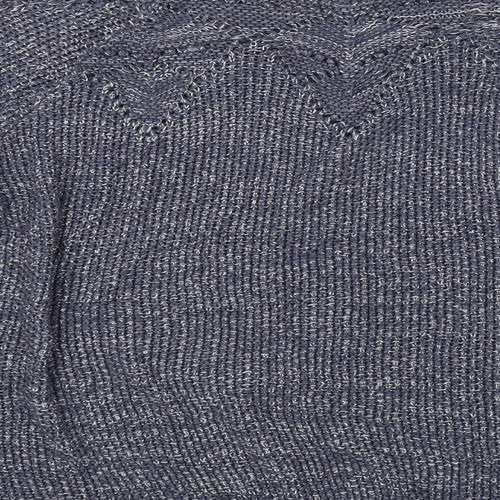 Principles Womens Blue Crew Neck Acrylic Pullover Jumper Size 16