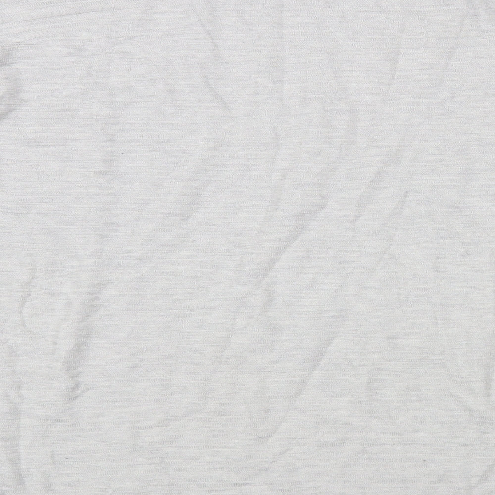 F&F Womens Grey Boat Neck Acrylic Pullover Jumper Size 20