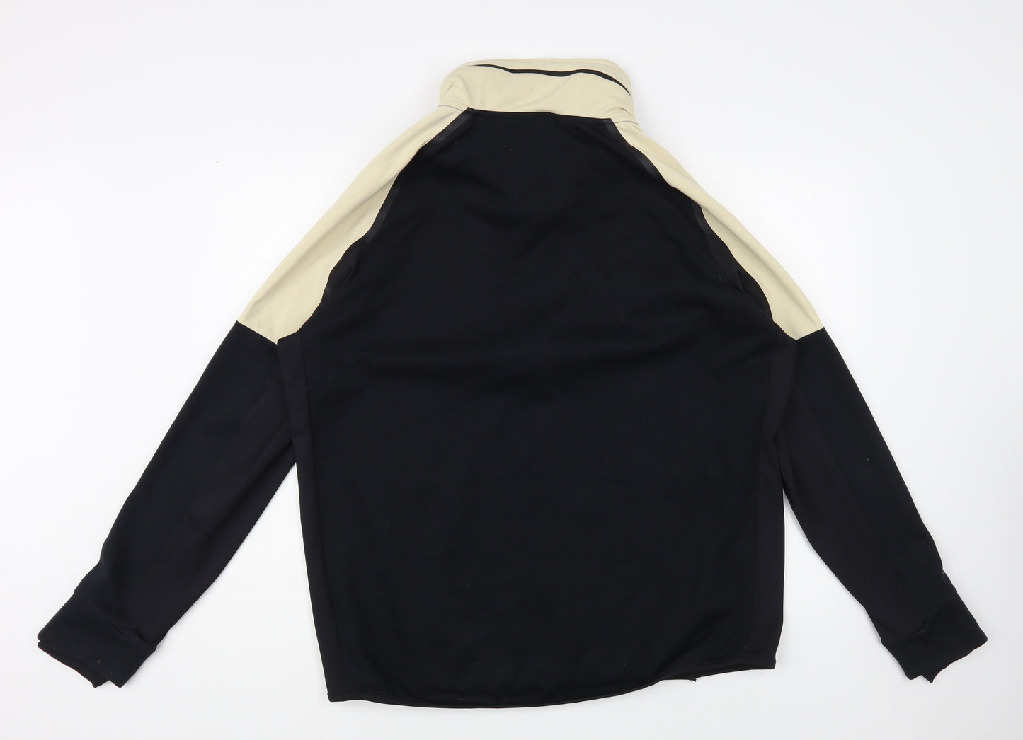 Canterbury Womens Black Colourblock Polyester Full Zip Sweatshirt Size XL Zip