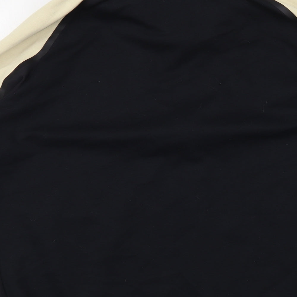 Canterbury Womens Black Colourblock Polyester Full Zip Sweatshirt Size XL Zip